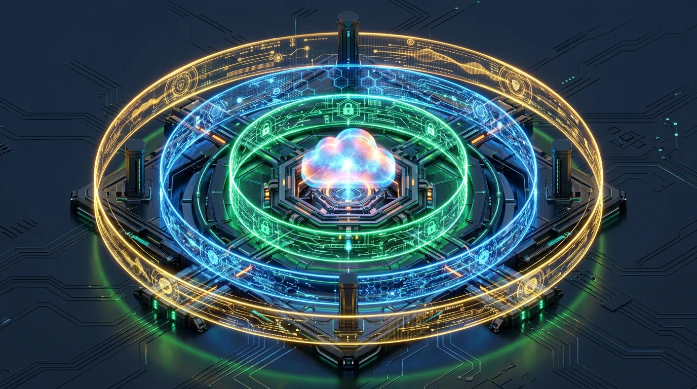 Protect, Control, Comply/Audit Concentric Security Shield