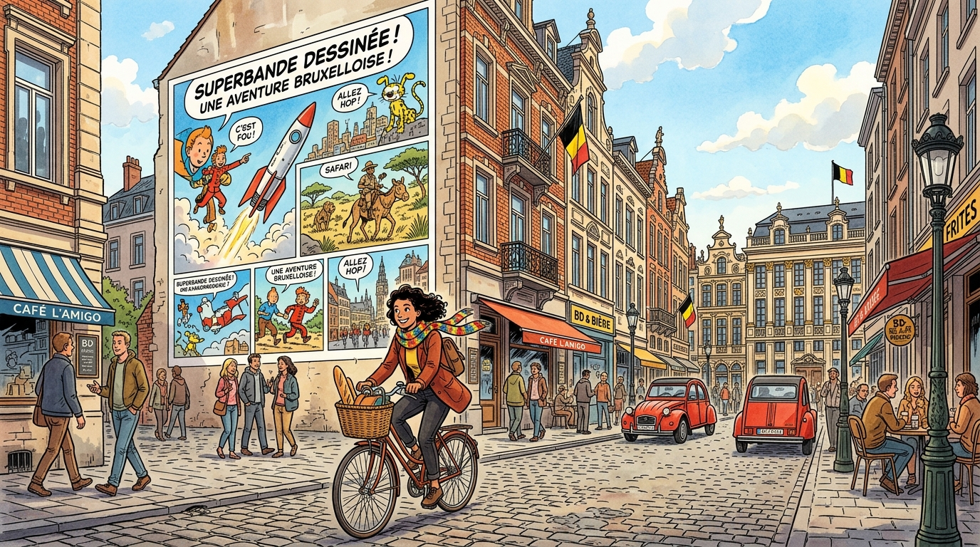 Parcours BD Bruxelles Ligne Claire Art